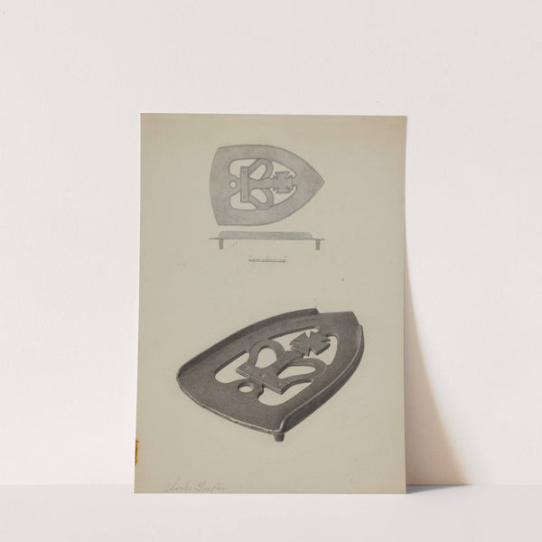 Flat Iron Holder by Charles Garjian