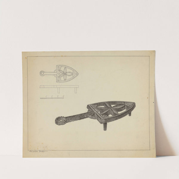 Flat Iron Holder by Salvatore Borrazzo