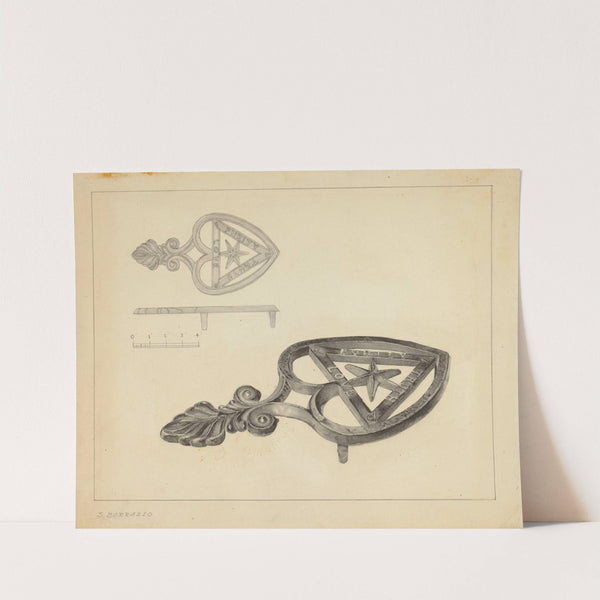 Flat Iron Holder by Salvatore Borrazzo