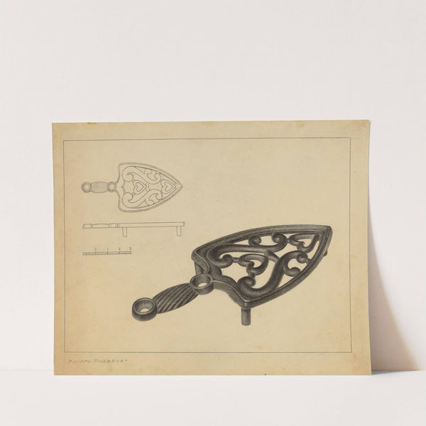 Flat Iron Holder by Filippo Porreca