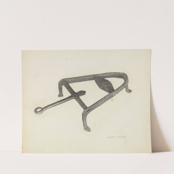 Flat Iron Holder by Albert Taxson