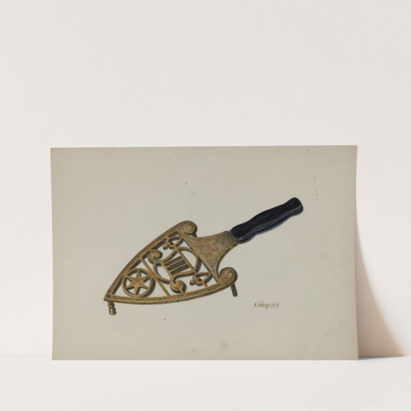 Flat Iron Stand by Luther D. Wenrich