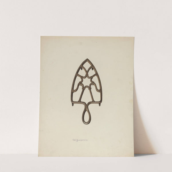 Flat Iron Stand by Carl Buergerniss