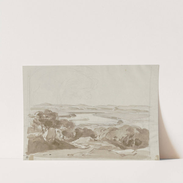 Flat landscape by Ernst Fries