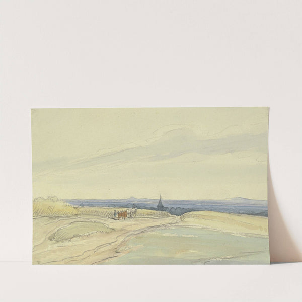 Flat landscape by Anton Burger