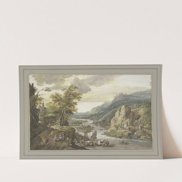 Flat landscape by Gerrit Battem