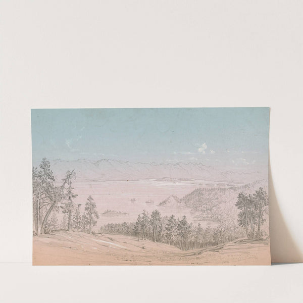 Flathead Lake, Looking toward the South by John Mix Stanley