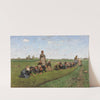Flaxweeding in Flanders (1887) by Emile Claus