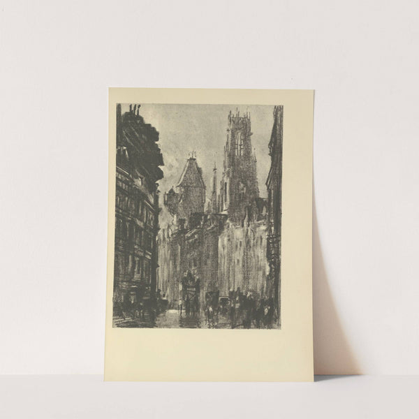 Fleet Street (1928) by Joseph Pennell