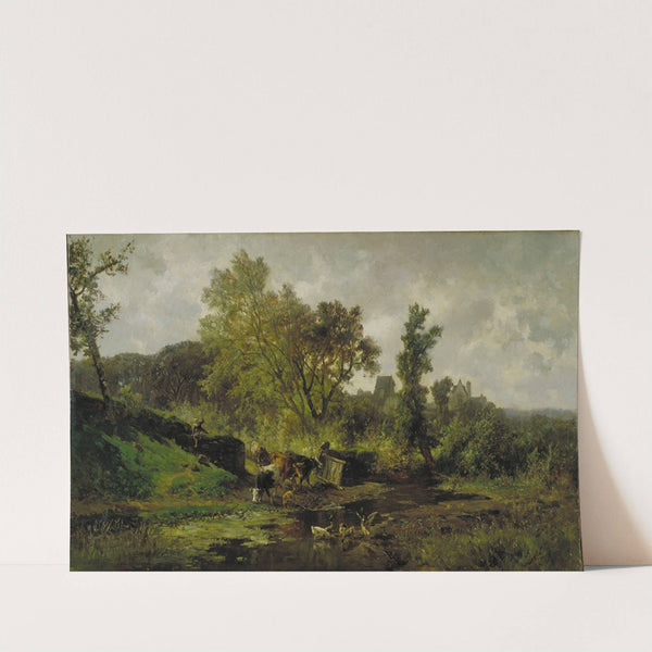 Flemish Landscape by Carlos de Haes