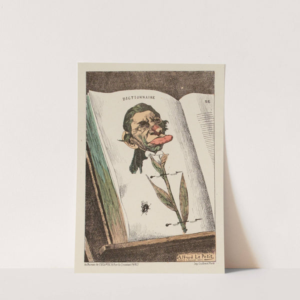 Fleur desséchée – M. Littré by Zut (Alfred Le Petit)