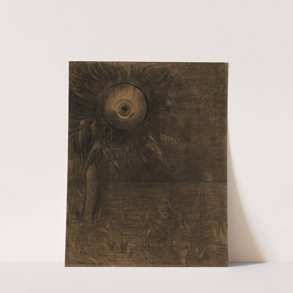 Fleur sur un marécage by Odilon Redon