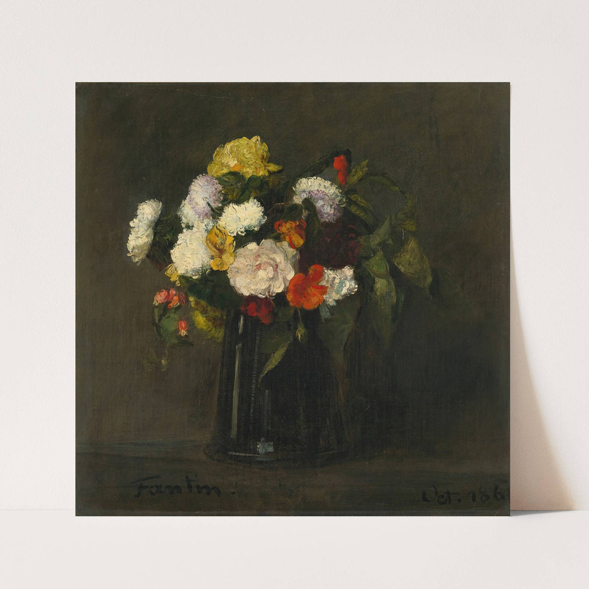 Fleurs (1861) by Henri Fantin-Latour