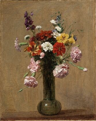Fleurs diverses dans un vase — size preview