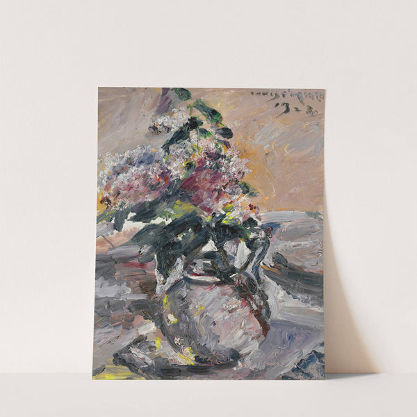 Flieder Im Glaskrug (Lilac In A Glass Jug) (1923) by Lovis Corinth