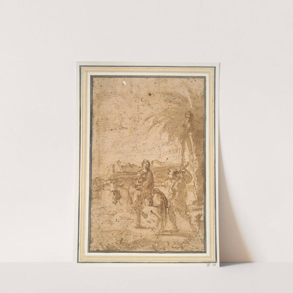 Flight into Egypt by Pier Francesco Mola