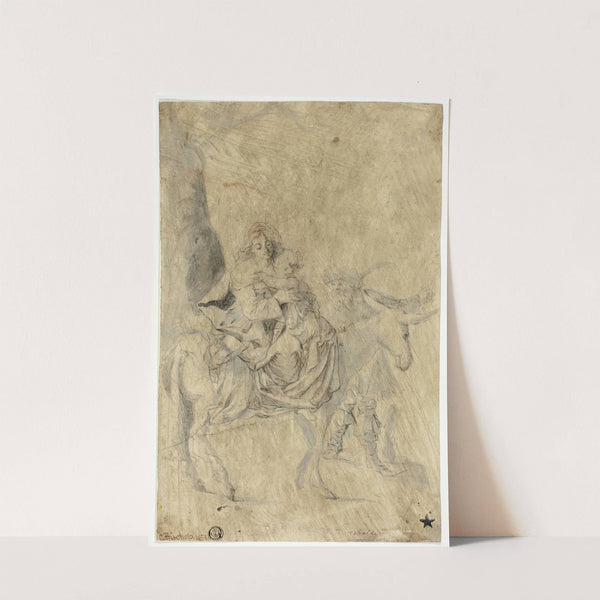 Flight into Egypt by Cornelis Bisschop