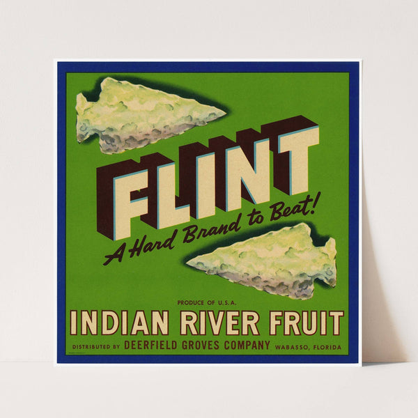 Flint Fruit Label (1930-1950)