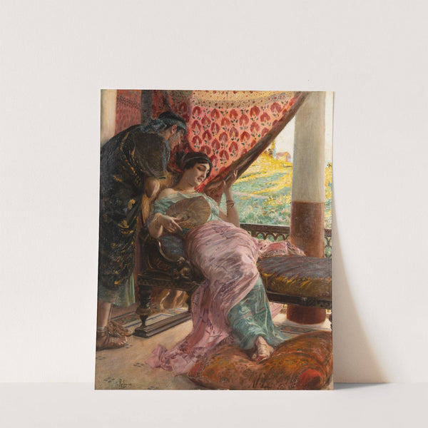 Flirt d'autrefois by Georges Antoine Rochegrosse