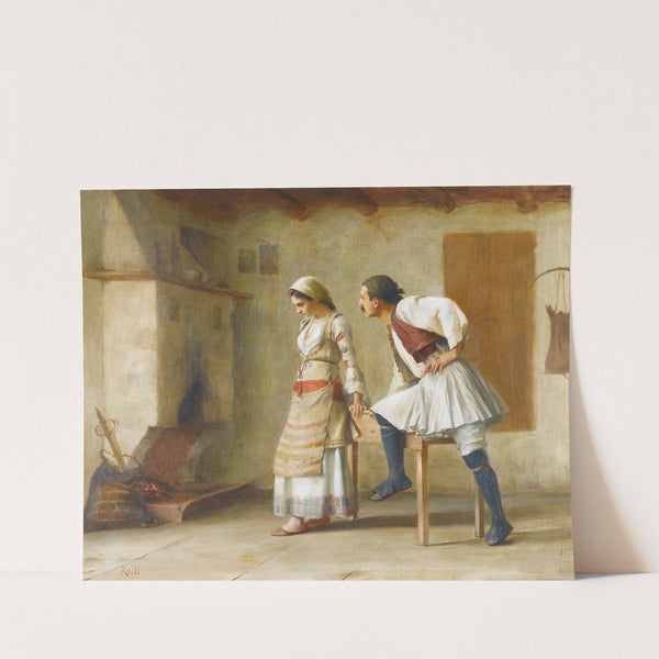 Flirtation by Theodoros Ralli