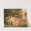Flirting in the Park of the Villa Borghese, Rome by Frédéric Soulacroix