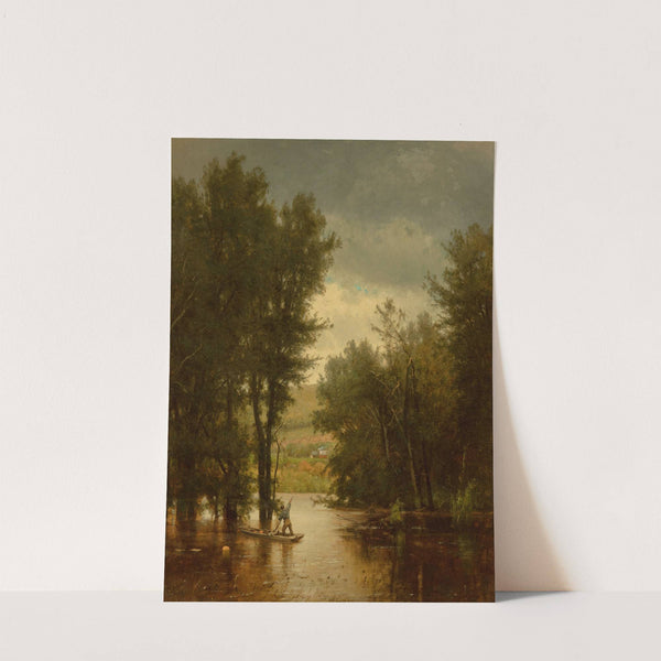 Flood on the Delaware by Worthington Whittredge
