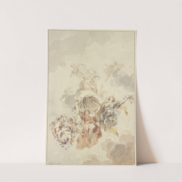 Flora and Zephyr by Jacob de Wit