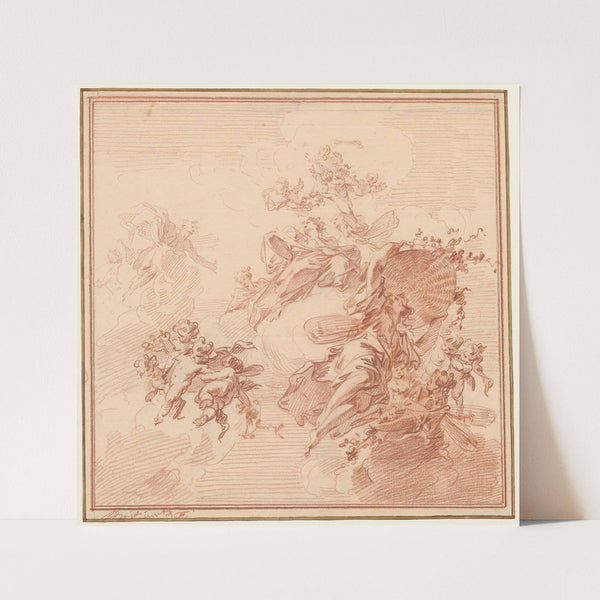 Flora and Zephyr by Jacob de Wit