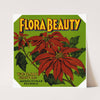 Flora Beauty Produce Label (1930-1950)