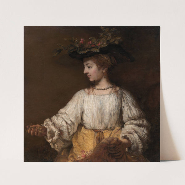 Flora by Rembrandt van Rijn