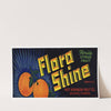 Flora Shine Citrus Label (1930-1950)