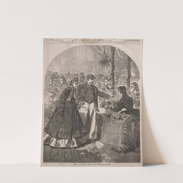 Floral Department of the Great Fair (1864) by Winslow Homer