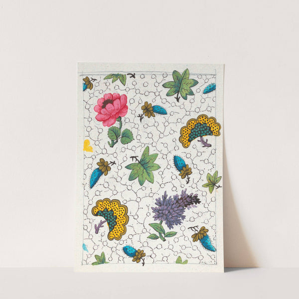 Floral design for printed textile Pl VIII by Anonymous