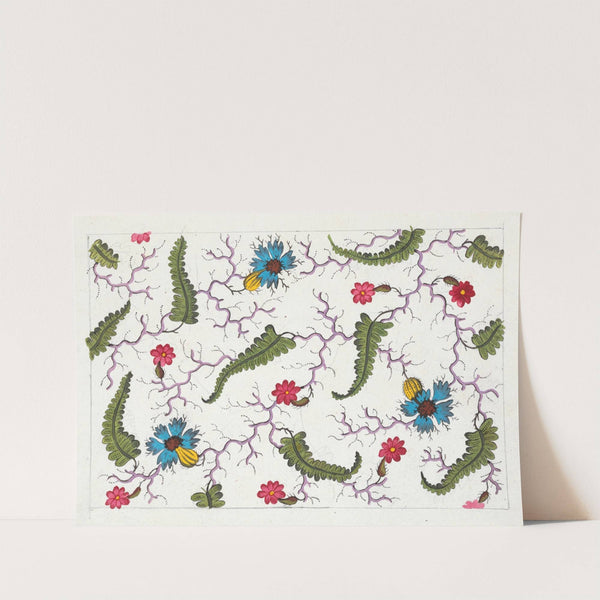 Floral design for printed textile Pl XIV by Anonymous