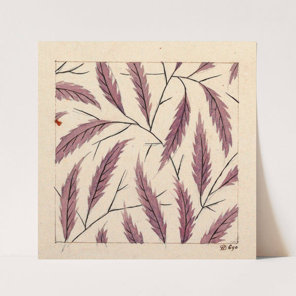 Floral design for printed textile Pl XLI by Anonymous