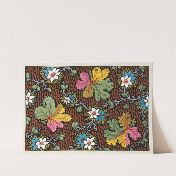 Floral design for printed textile Pl XXXIV by Anonymous