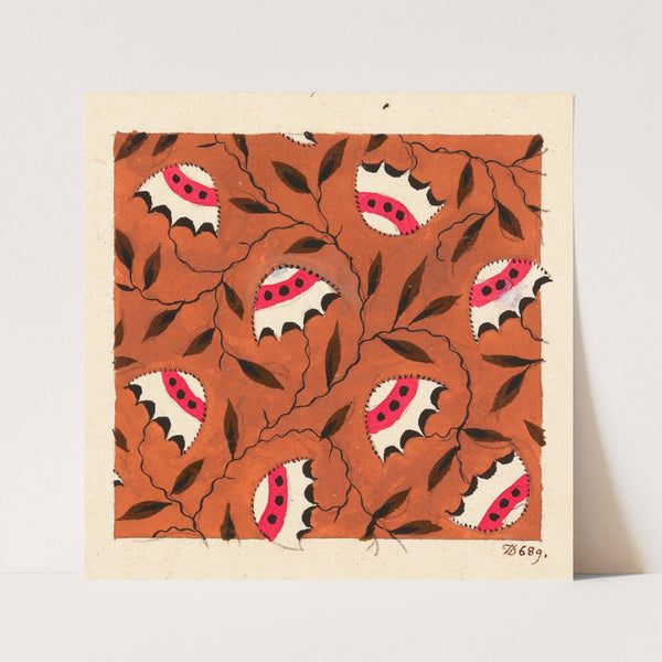 Floral design for printed textile (1800–1818)