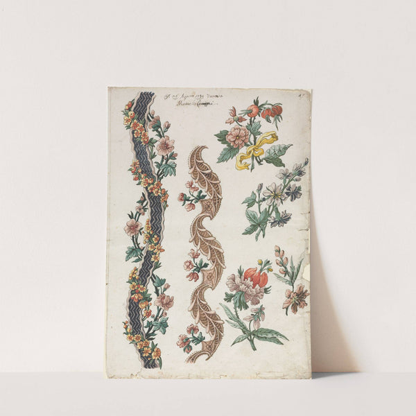 Floral Designs and Floral Bands (1784) by Giacomo Cavenezia