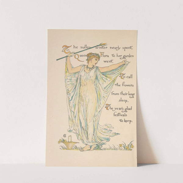 Flora’s feast; A masque of flowers Pl.02 (1902) by Walter Crane