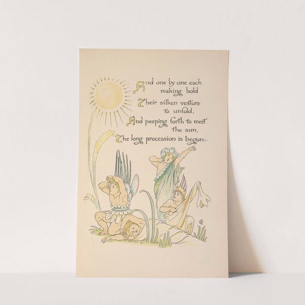 Flora’s feast; A masque of flowers Pl.03 (1902) by Walter Crane