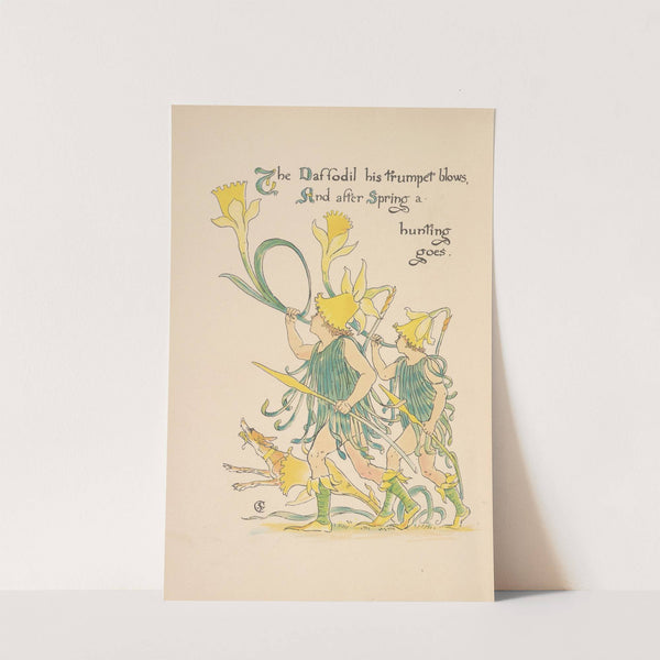 Flora’s feast; A masque of flowers Pl.06 (1902) by Walter Crane