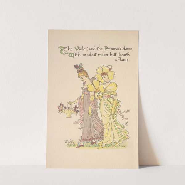 Flora’s feast; A masque of flowers Pl.08 (1902) by Walter Crane