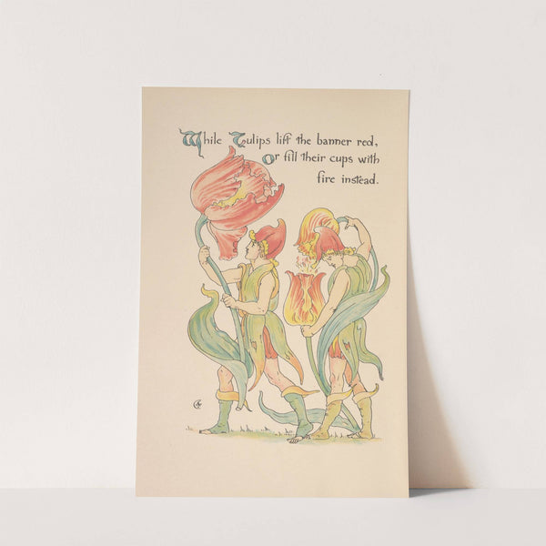 Flora’s feast; A masque of flowers Pl.14 (1902) by Walter Crane