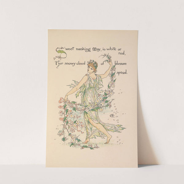 Flora’s feast; A masque of flowers Pl.17 (1902) by Walter Crane