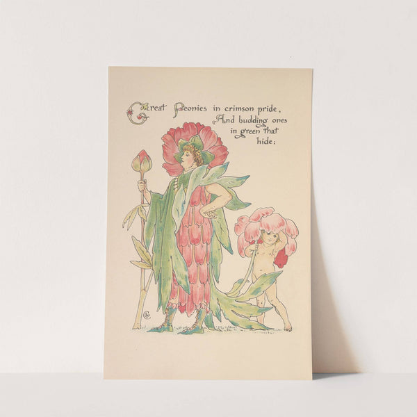 Flora’s feast; A masque of flowers Pl.20 (1902) by Walter Crane