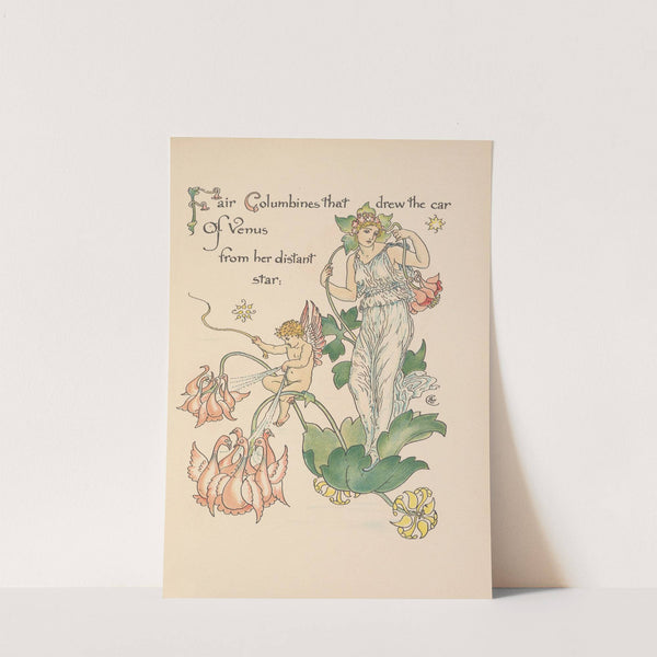 Flora’s feast; A masque of flowers Pl.21 (1902) by Walter Crane