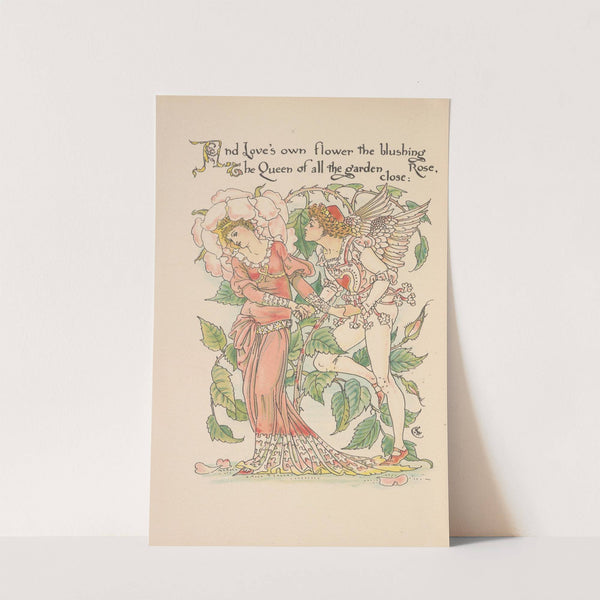 Flora’s feast; A masque of flowers Pl.22 (1902) by Walter Crane