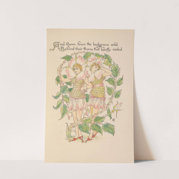 Flora’s feast; A masque of flowers Pl.23 (1902) by Walter Crane