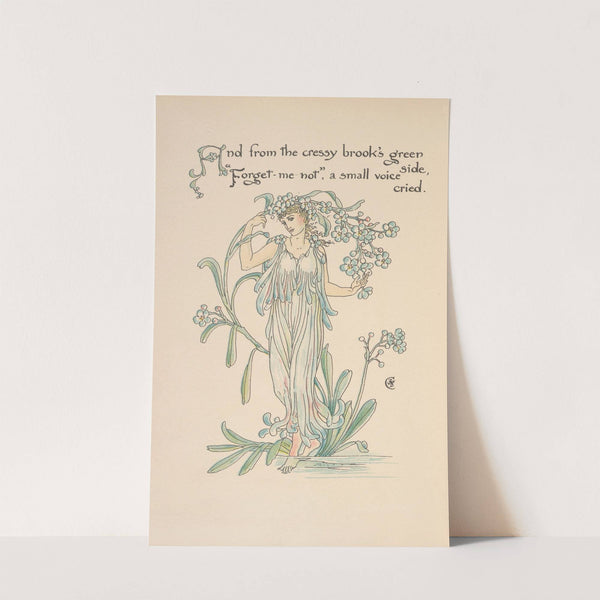 Flora’s feast; A masque of flowers Pl.24 (1902) by Walter Crane