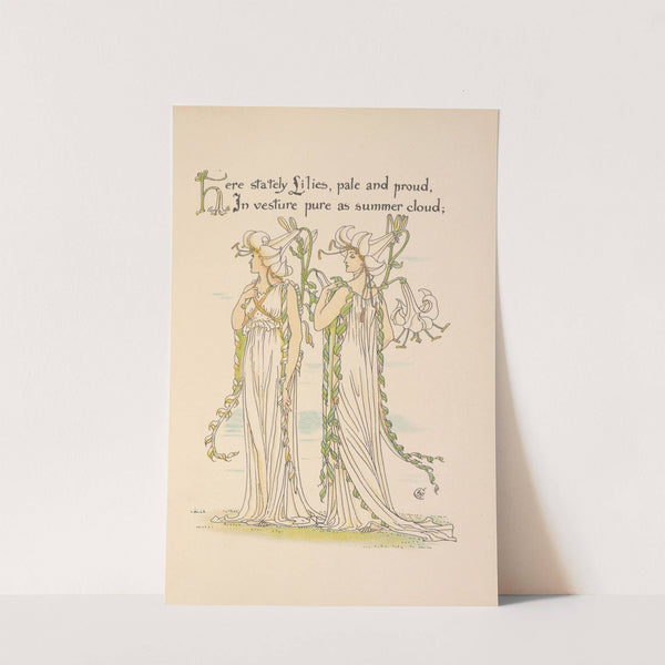 Flora’s feast; A masque of flowers Pl.25 (1902) by Walter Crane
